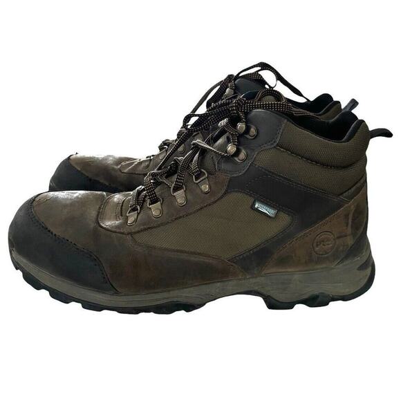 Timberland Keele Ridge Steel Toe Work Boots Brown Men\'s 14 W